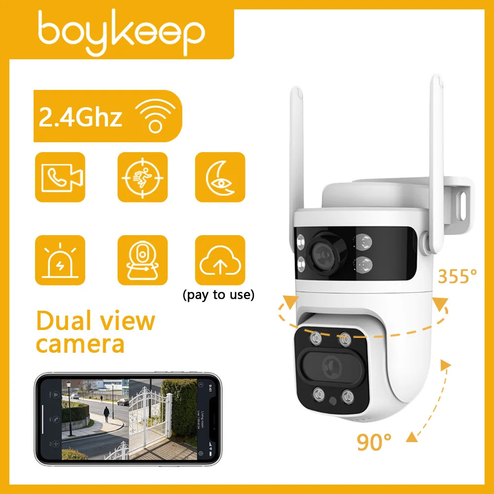 E27 Wi-Fi Bulb Security Camera with Two-Way Audio