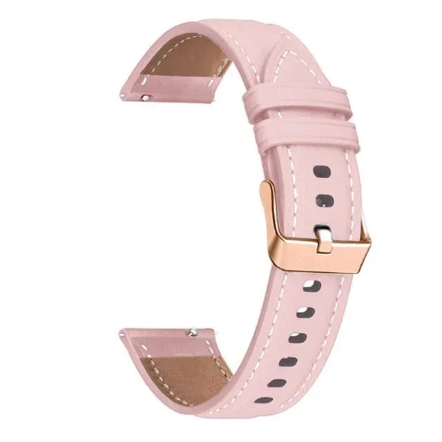 Leather & Silicone Watch Band for Huawei Watch GT 4/5 41mm & GT 5 Pro 42mm | 18mm Quick Release Strap