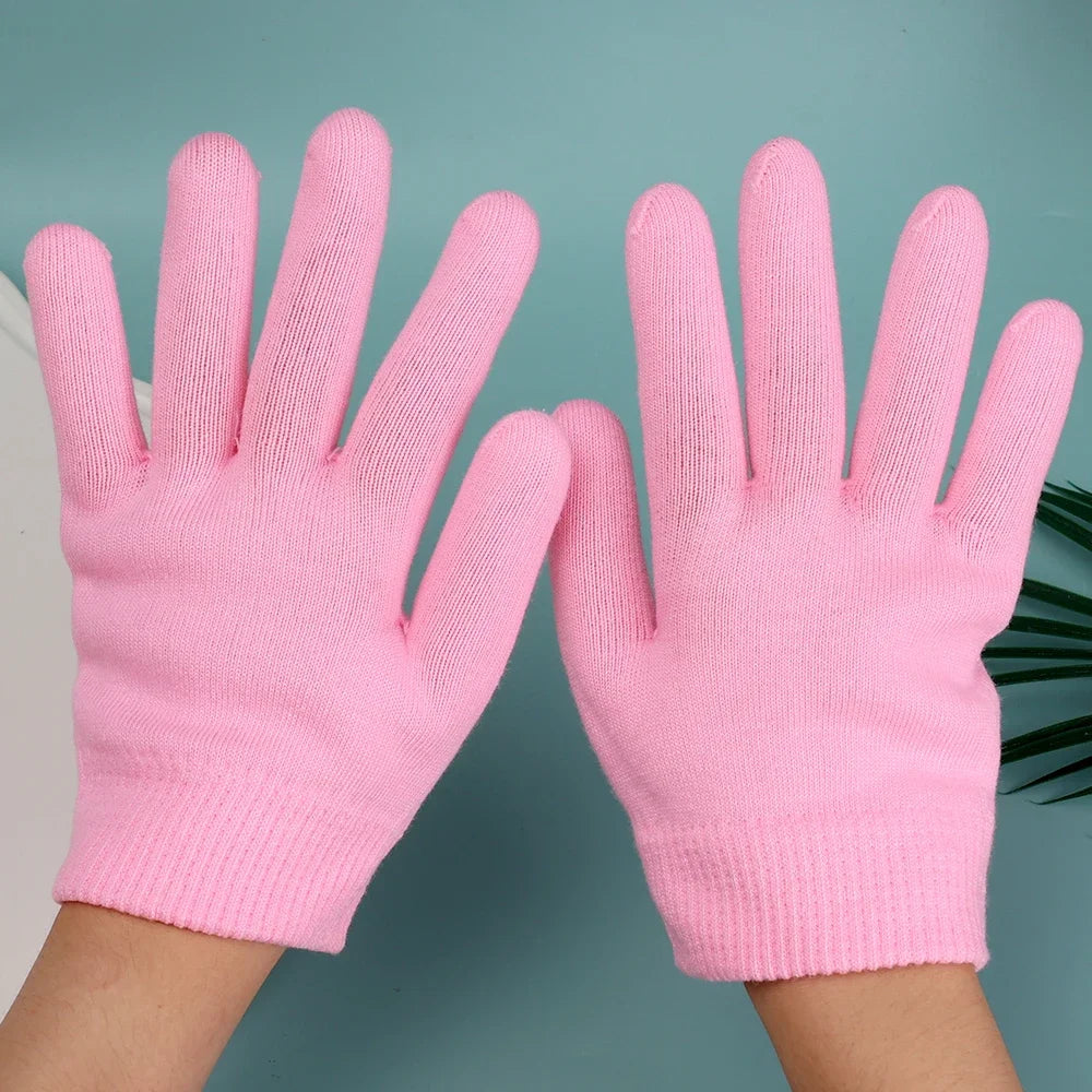 Silicone Moisturizing Hand & Foot Mask Socks – Reusable Exfoliating Gloves