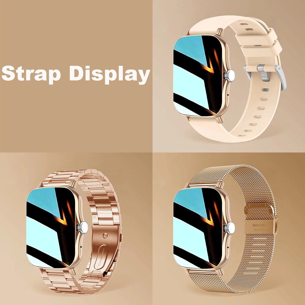 1.83" Waterproof Smart Watch – Answer Calls Sleep Monitoring Sports Pedometer for iPhone & Android
