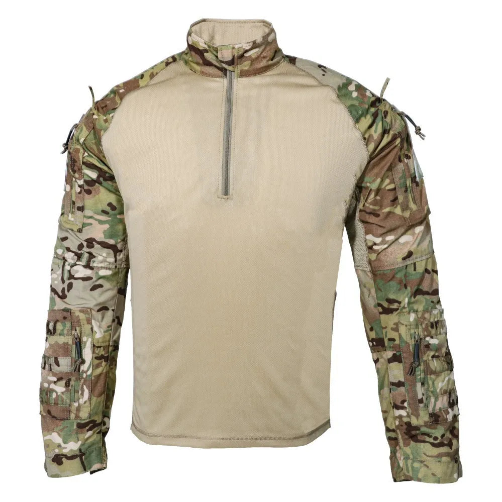 Men's Tactical Frog Suit Uniform Shirt & Cargo Pants 2-Piece Outdoor Set