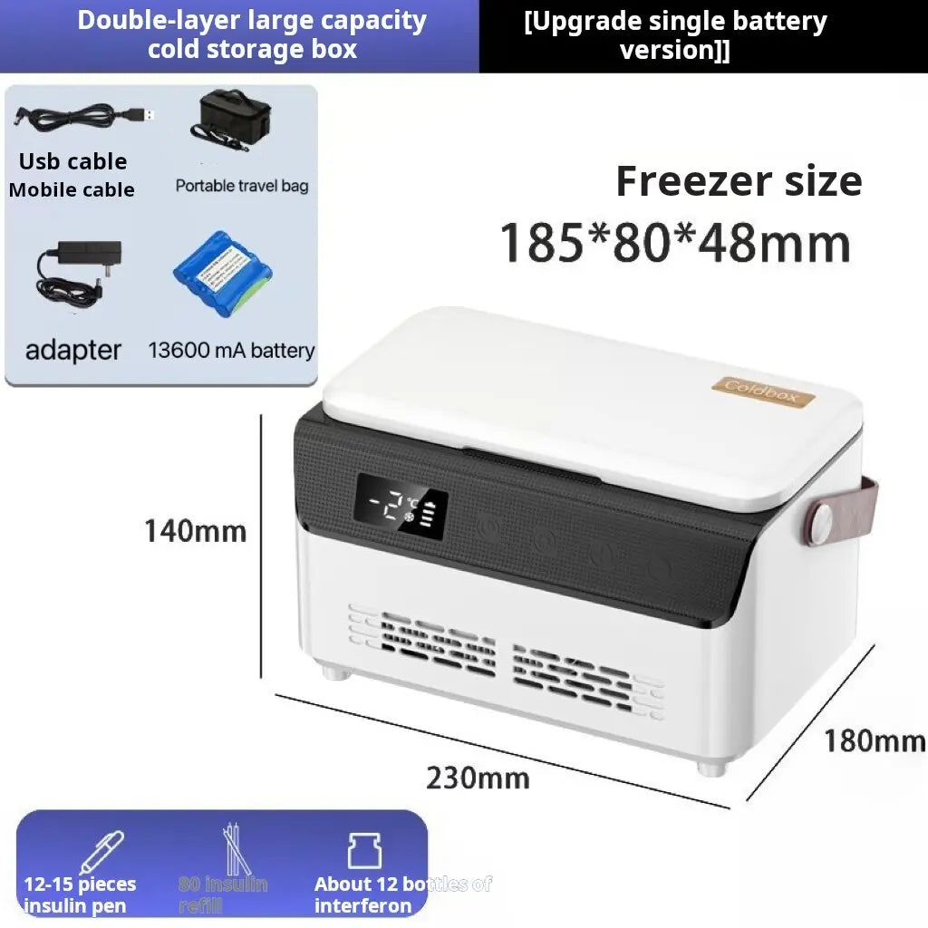 Insulin Refrigerator Box – Portable Medicine Cooler for Car, Travel & Home Use