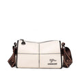 Luxury Genuine Leather Barrel Crossbody Bag – Sequin Shoulder Messenger Bag for Women