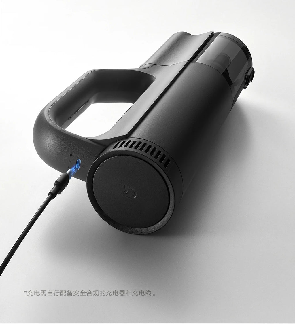 Mijia Car Vacuum Cleaner — 21kPa Suction, 5-Stage Filtration, 2400mAh, Type-C Charging