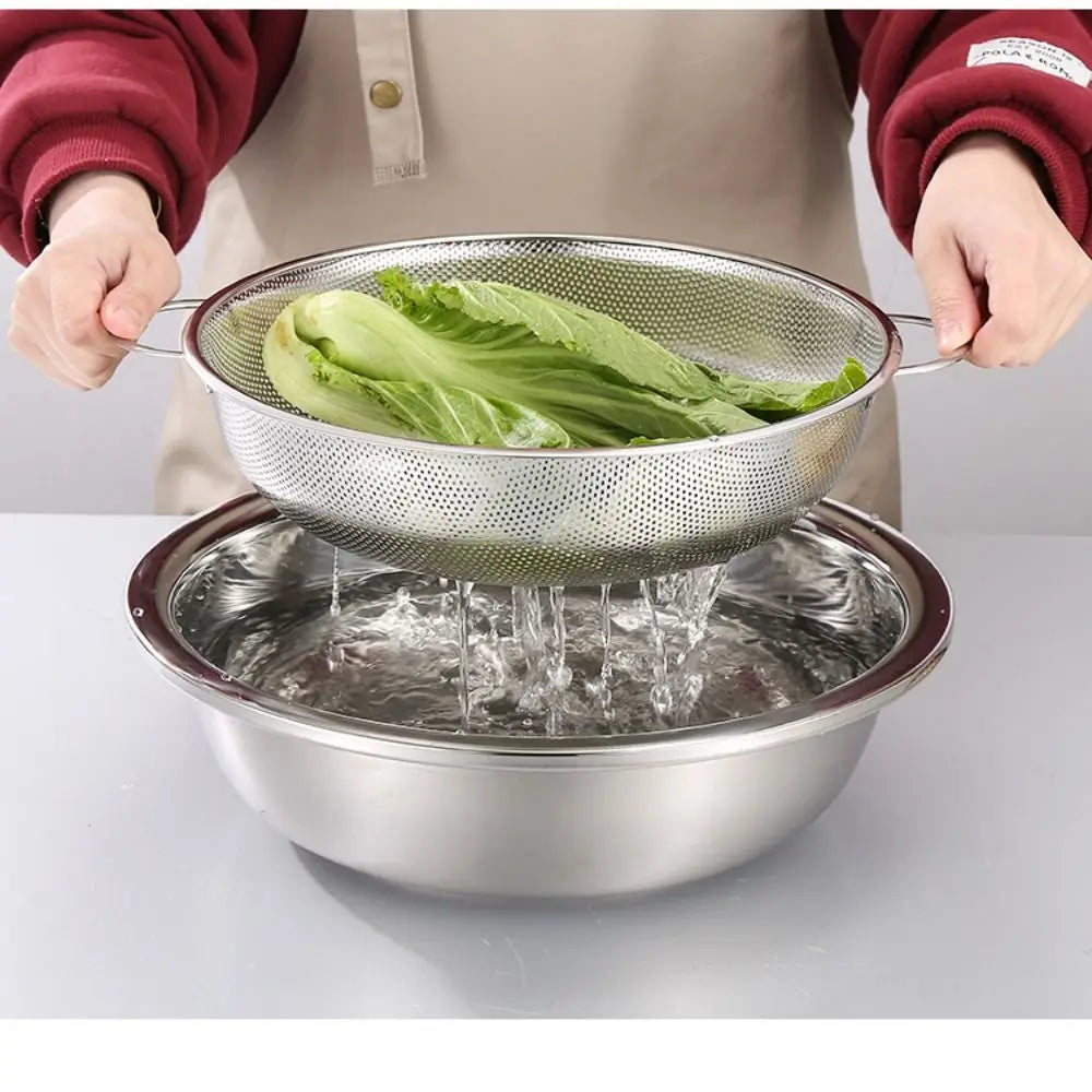 Stainless Steel Fine Mesh Strainer – Rice & Produce