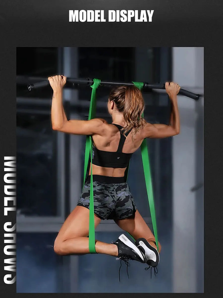 Resistance Bands Set — Pull Up Assistance for Home Fitness, Stretching & Strength Training