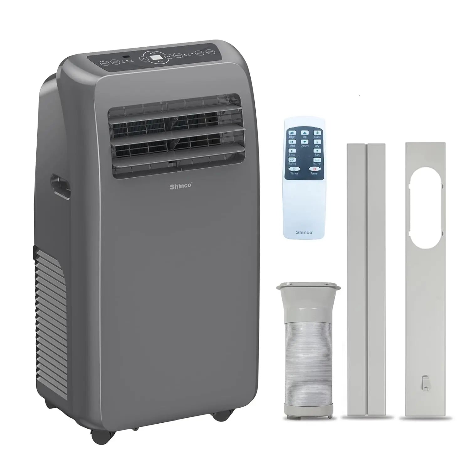 12000 BTU Portable Air Conditioner WiFi Cool Fan Dehumidifier 450 SqFt Remote 24H Timer Install Kit, Custom