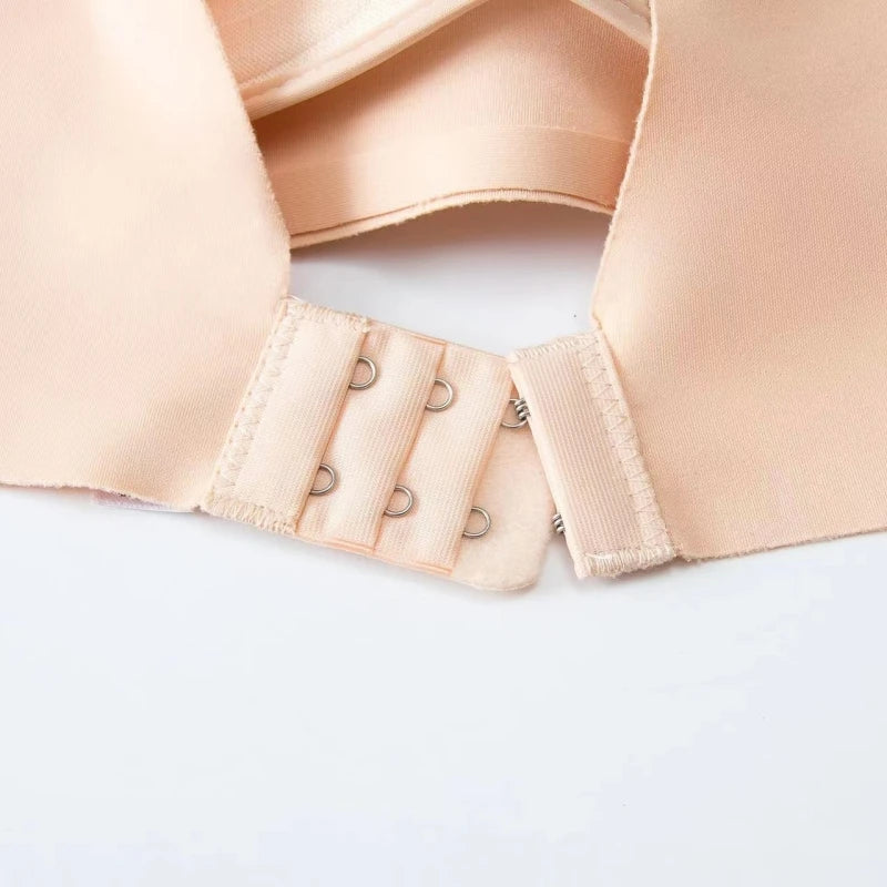 Japanese Seamless Deep-V Wireless Push-Up Bra — Comfortable Everyday Lingerie