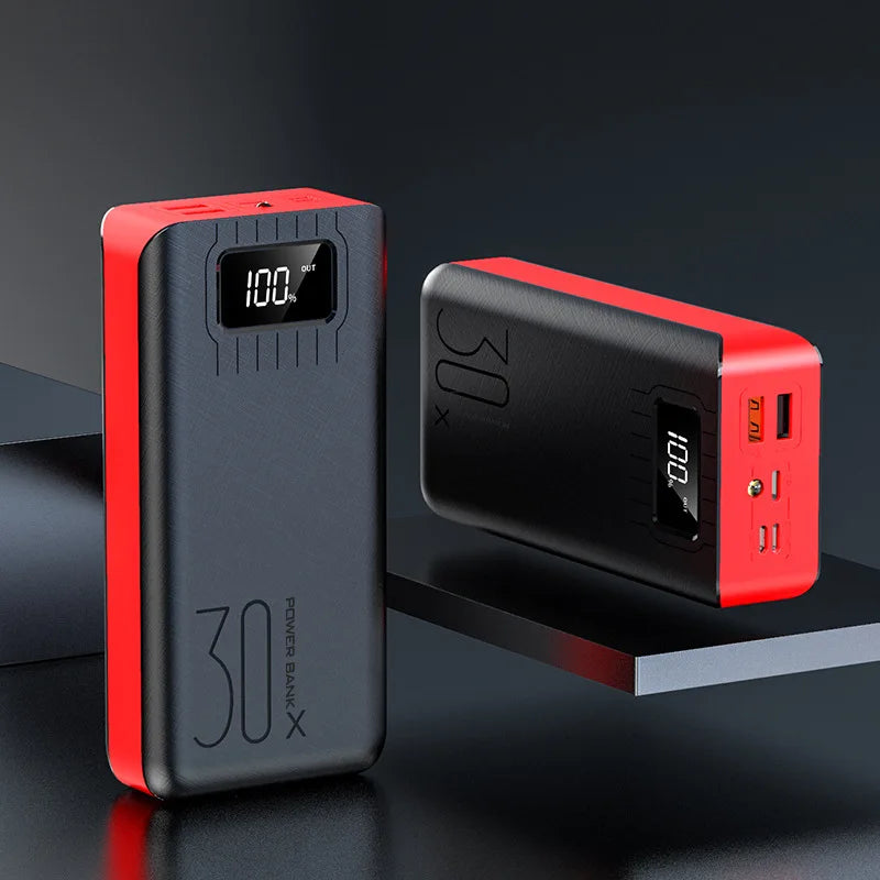 30000mAh Power Bank — High-Capacity Portable Charger for Phones & Tablets
