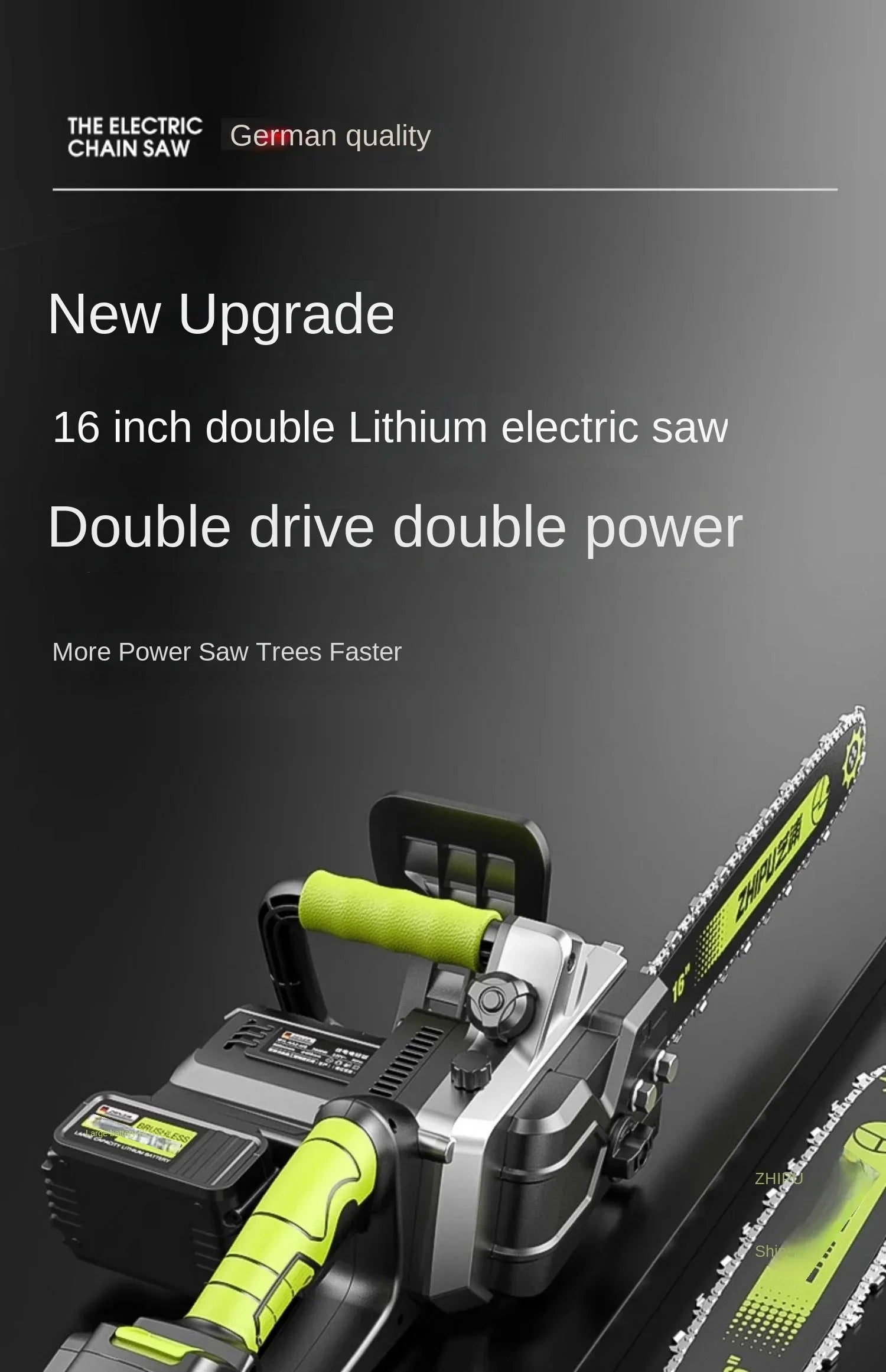 Portable Handheld Electric Saw — Cordless Mini Chainsaw for Wood Cutting