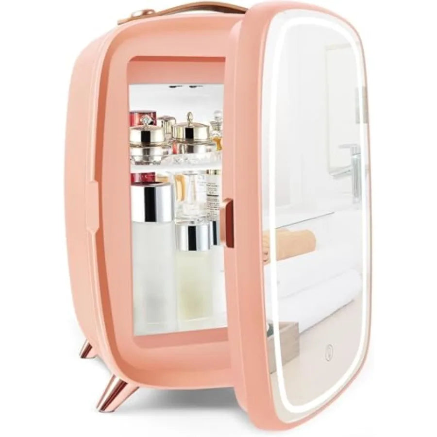 Mini Skincare Fridge 6L Ultra-Quiet — Beauty Fridge for Cosmetics & Drinks, 6°C Cooling, 20dB Silent, Adjustable Shelves & Portable