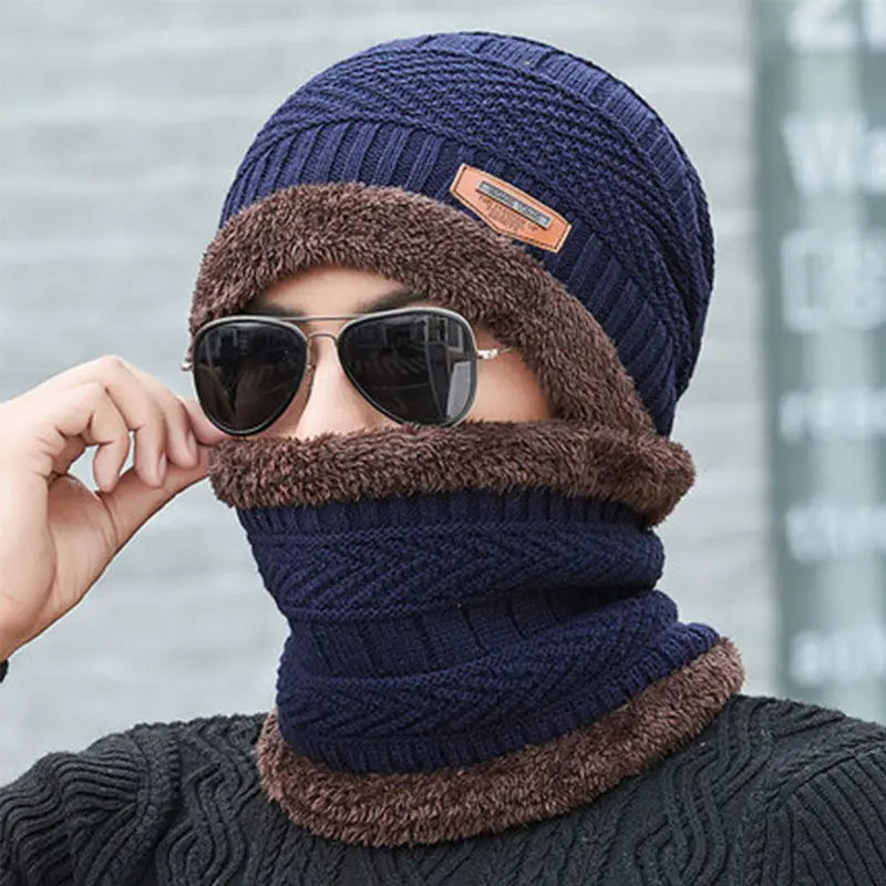 Women's Plush Winter Hood with Face and Neck Cover