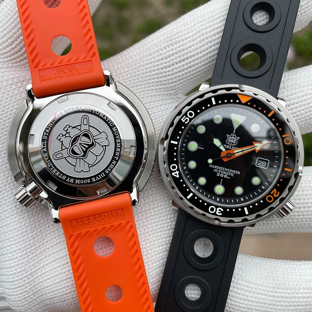 STEELDIVE SD1975C Tuna Can Dive Watch | 300M Waterproof NH35 Movement Ceramic Bezel