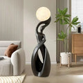 Sculptural Floor Lamp – 82 cm Black or Black-Gold