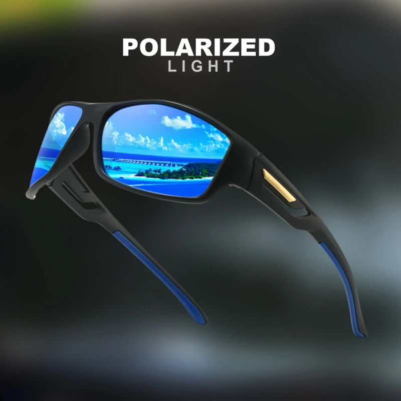 Sports Polarized Sunglasses | Camouflage Wraparound Frame UV400 for Driving & Fishing