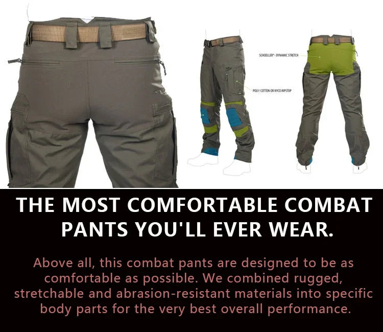 Men's Tactical Cargo Pants – Multi-Pocket Combat Work Pants