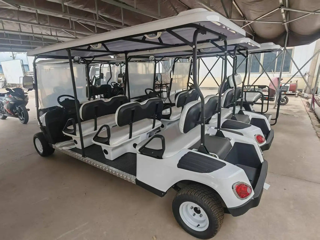 Airo The Most Popular 8-seater Electric Golf Carts in the United States, 6+2-seater Sightseeing Carts, and 8-seater Golf Carts