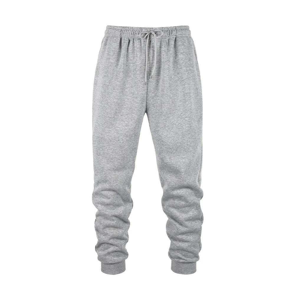 Men's Solid Color Jogging Sweatpants — Fitness Running Sport Trousers