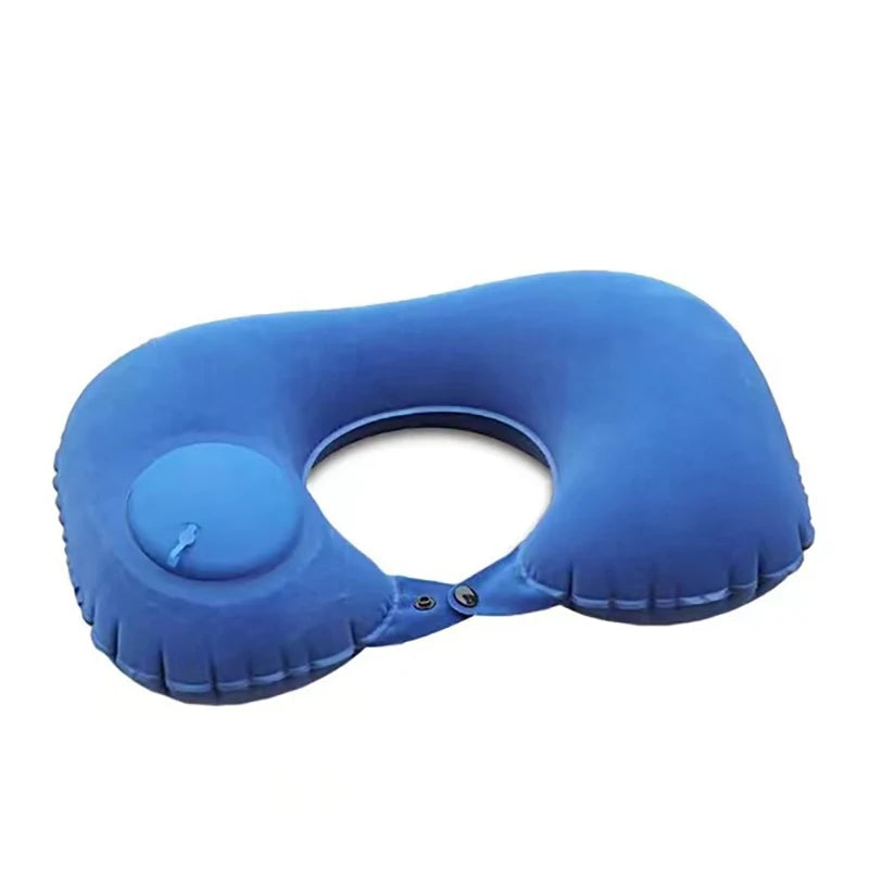 Inflatable U-Shape Travel Neck Pillow — Portable