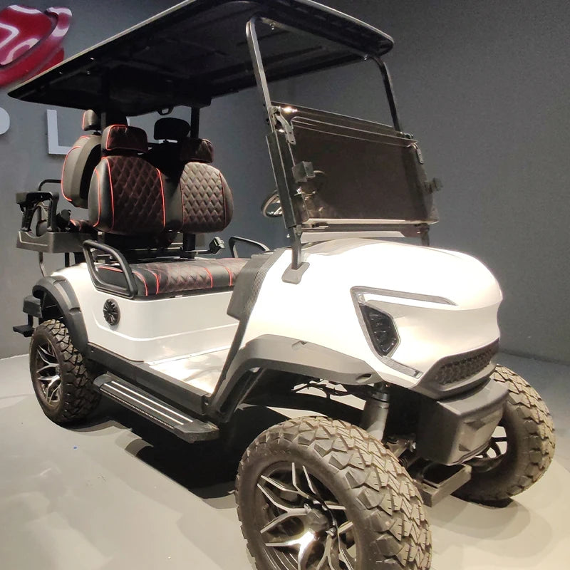 4 / 6 Seat Electric Golf Cart — Club Car Style Off-Road Electric Carrito with G-Wagon Seats & Petrol Option