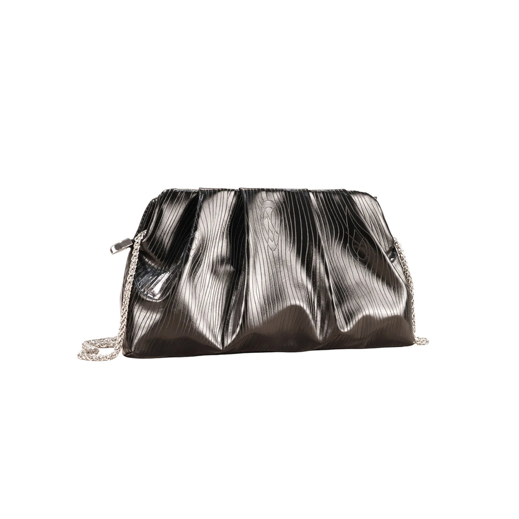 Luxury PU Evening Clutch Bag – Designer Wedding Party Shoulder Purse for Women