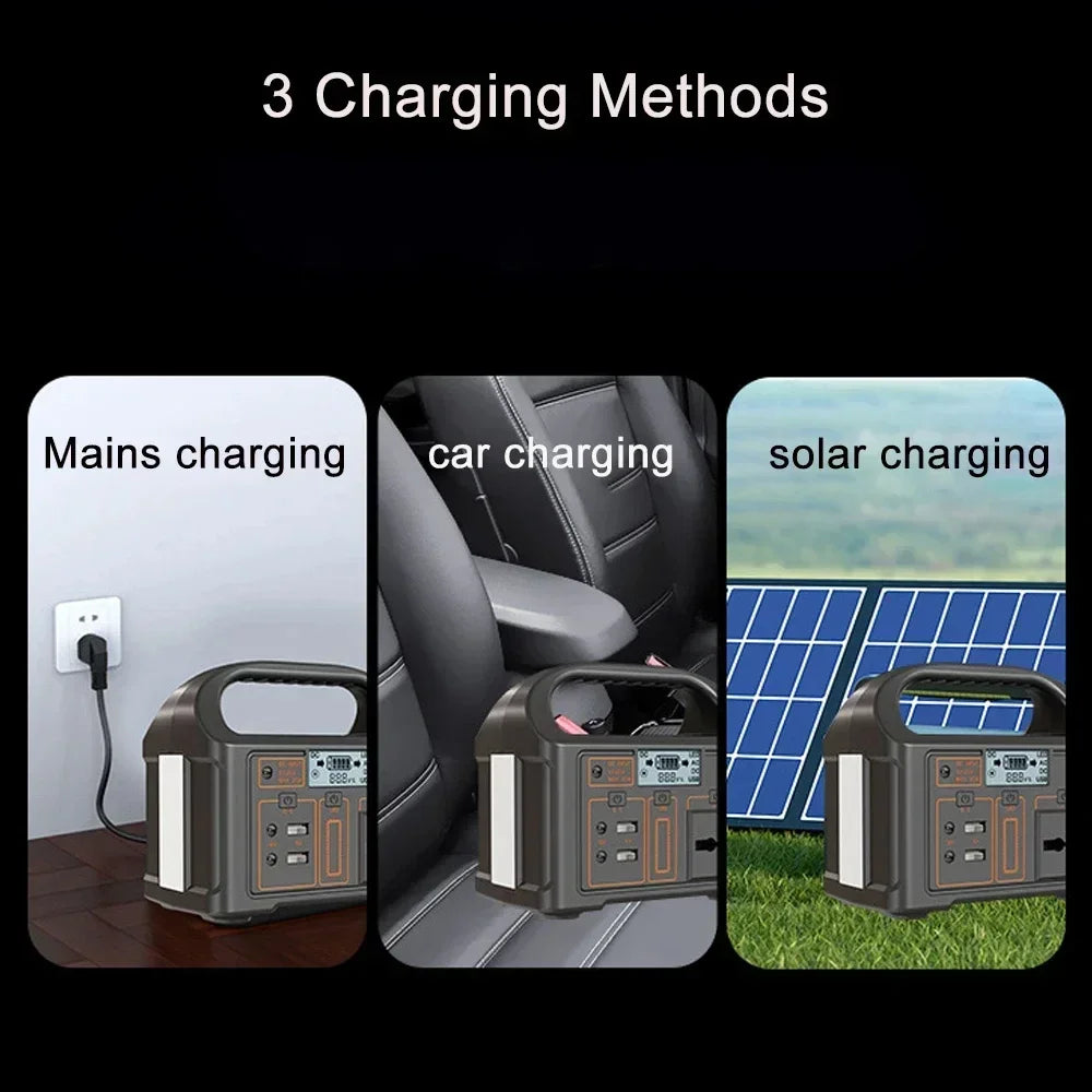 300W Portable Power Station, 230Wh LiFePO4, 220V