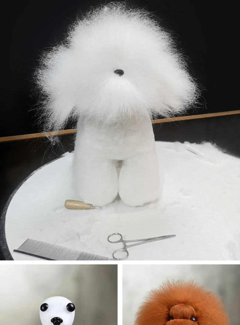 Full-Body Poodle Grooming Practice Model