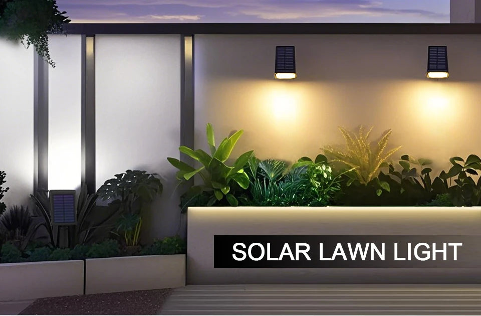 59-LED Solar Spotlight – IP65 Waterproof, 3 Brightness Modes, 2-in-1 Ground & Wall Mount for Garden