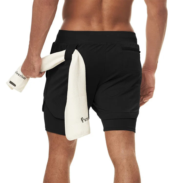 Men's Multi-Pocket Double-Layer Casual Shorts — Utility Everyday Shorts
