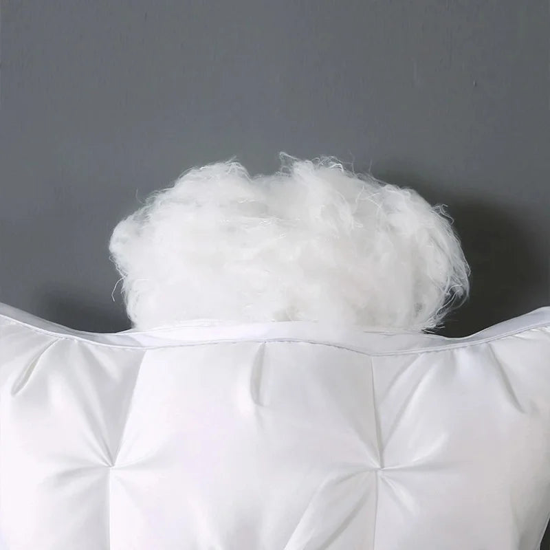 5-Star Hotel Sleeping Pillow – Soft Bilateral Washed Solid Color, Standard Size