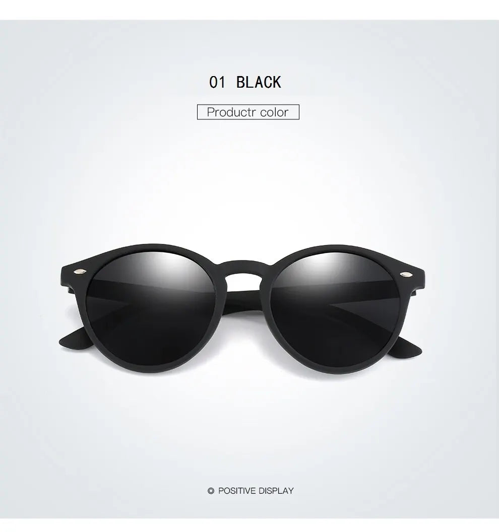 Fashion Round Vintage Sunglasses | Classic Circle Oval UV Protection for Men & Women