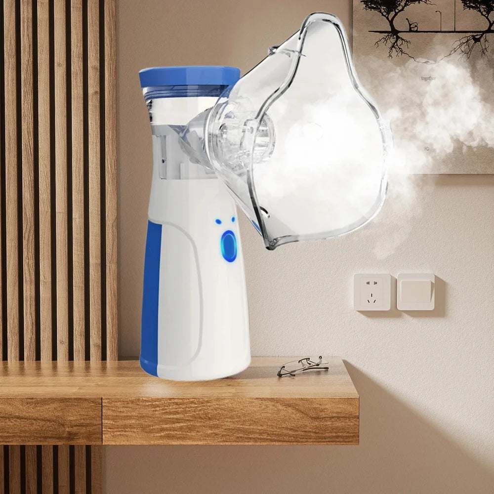 Mini Facial Steamer – Rechargeable Nano Mist Humidifier for Face & Eye Hydration