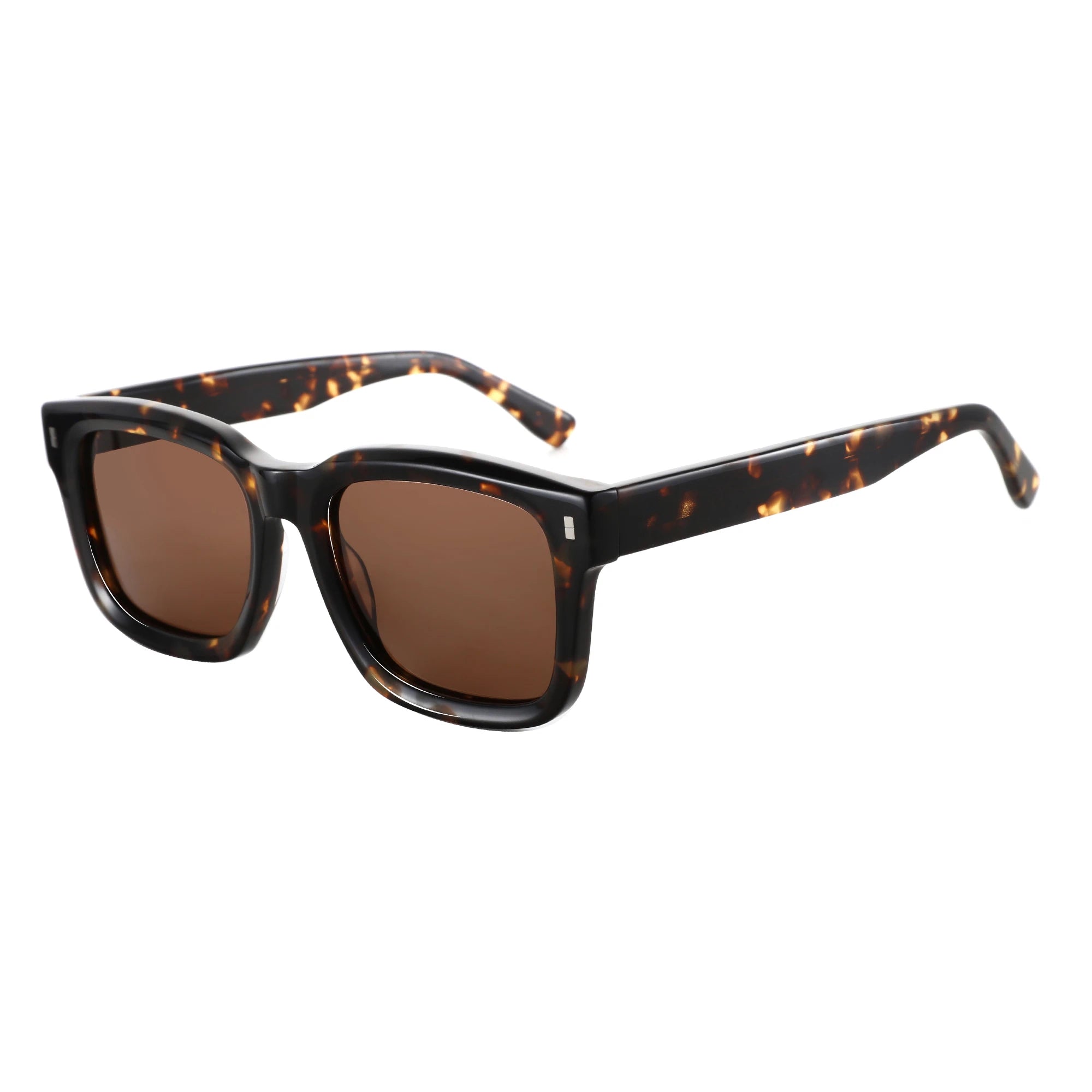 ZENOTTIC Handmade Acetate Square Polarized Sunglasses | Fashion Patchwork Shades ZS6240