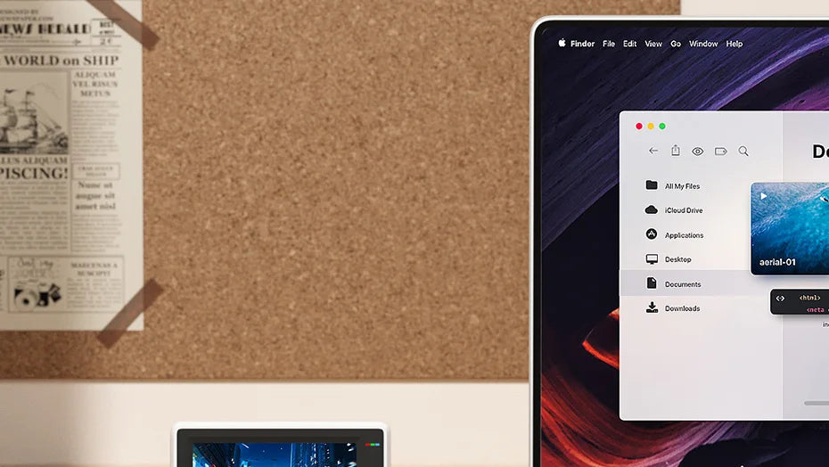 Hagibis 3.5-Inch IPS Mini Display & USB-C Hub