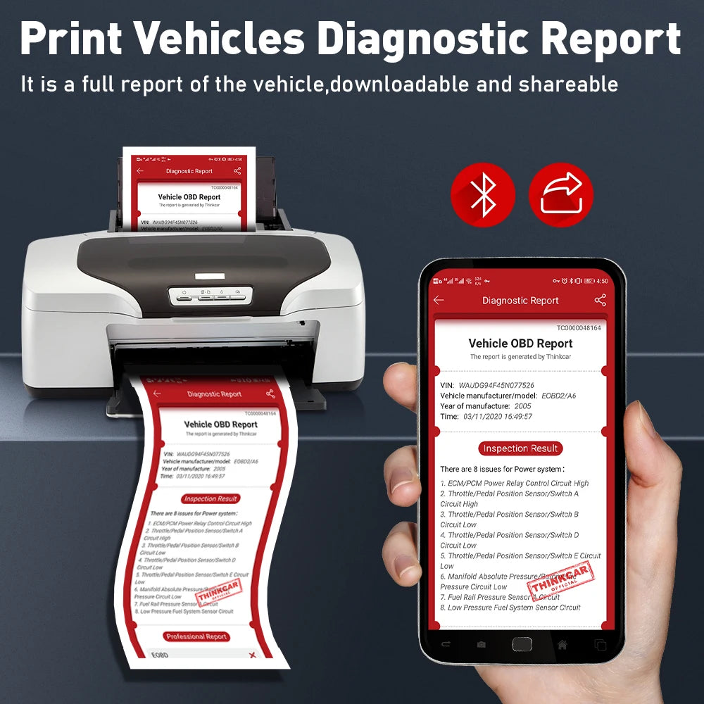 THINKCAR Thinkdiag 2 OBD2 Scanner — Full System Diagnostic Tool for All Car Brands