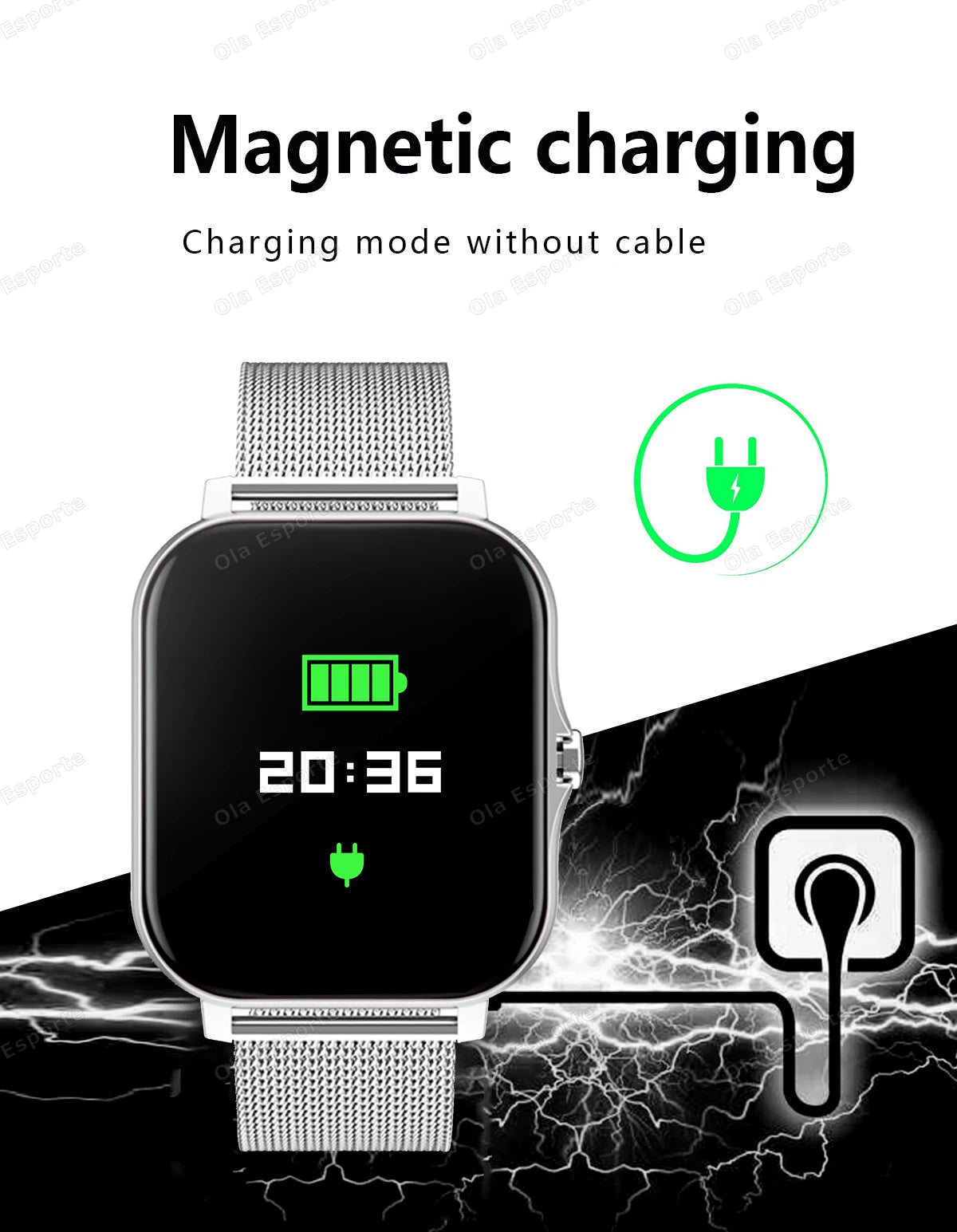 Smart Watch 2.01" HD Display | Answer Calls Sport Modes DIY Dial Weather Forecast Smartwatch