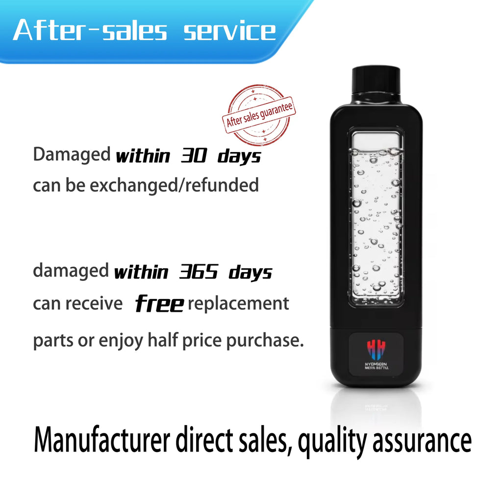 8000ppb Intelligent Hydrogen Water Bottle – SPE/PEM, One-Click UV-C Cleaning, 4500mAh
