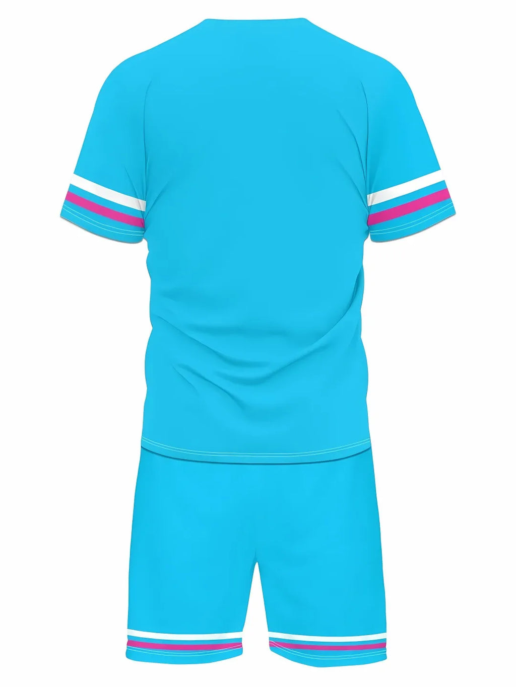 Men's Casual Breathable Short-Sleeve T-Shirt & Shorts Set – Summer Sports Two-Piece