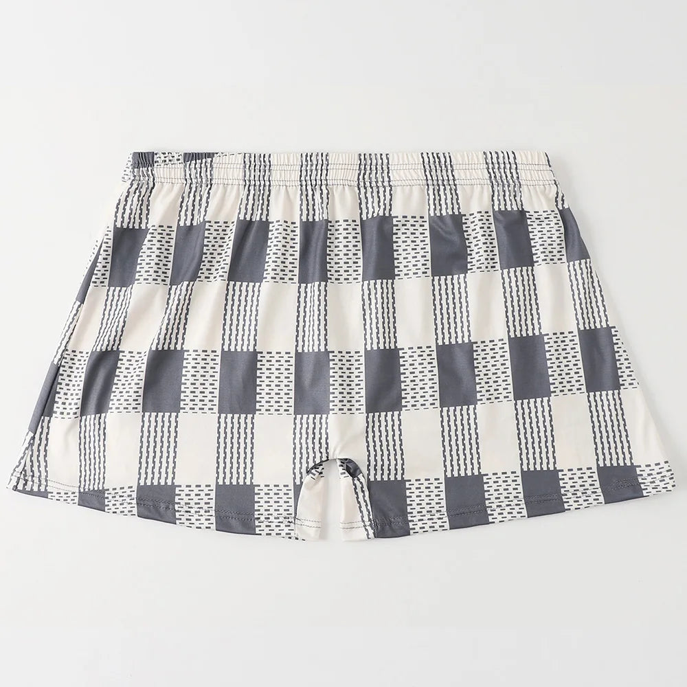 Men's Loose-Fit Plaid Stretch Boxer Shorts, 5-Pack