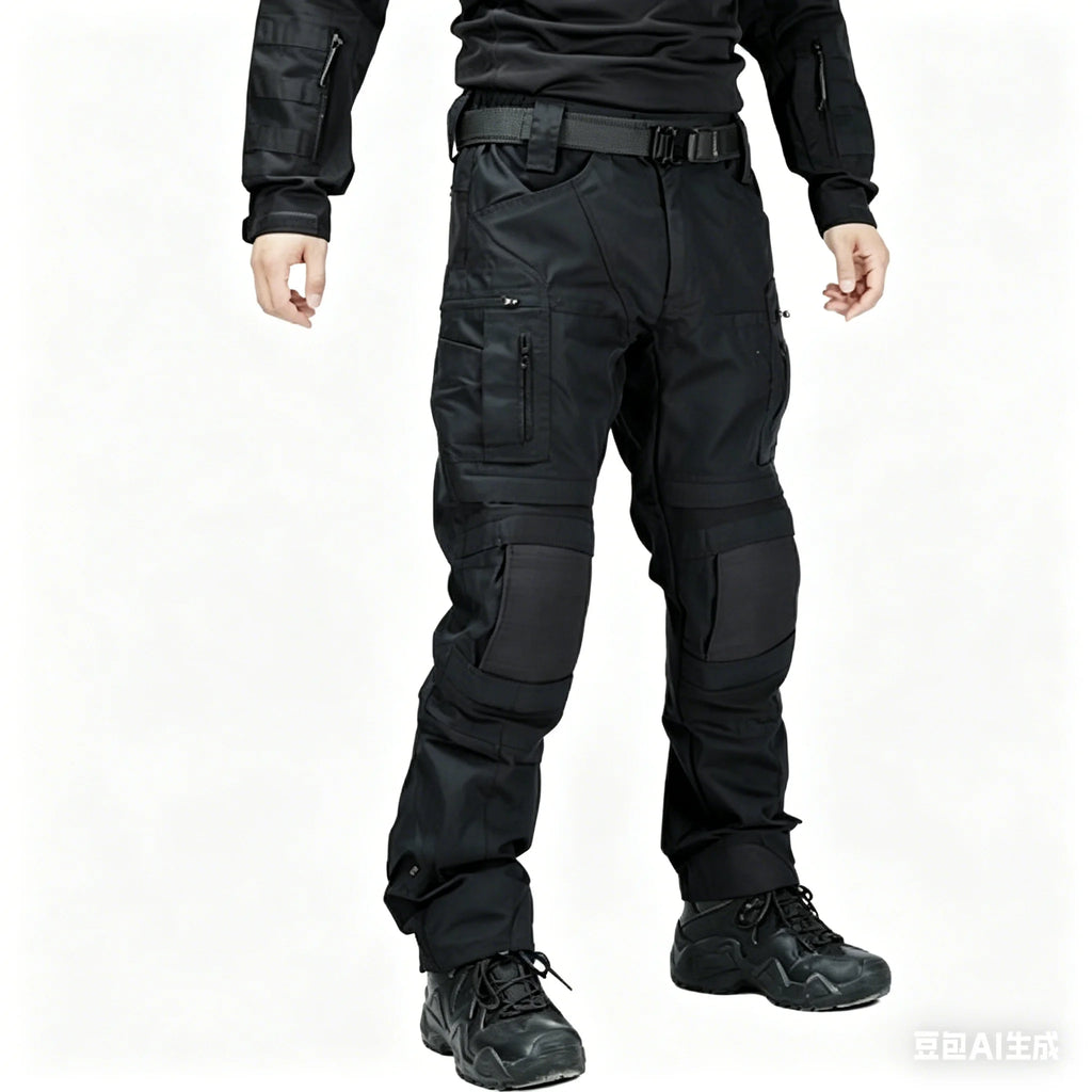 Men's Tactical Frog Suit Uniform Shirt & Cargo Pants 2-Piece Outdoor Set