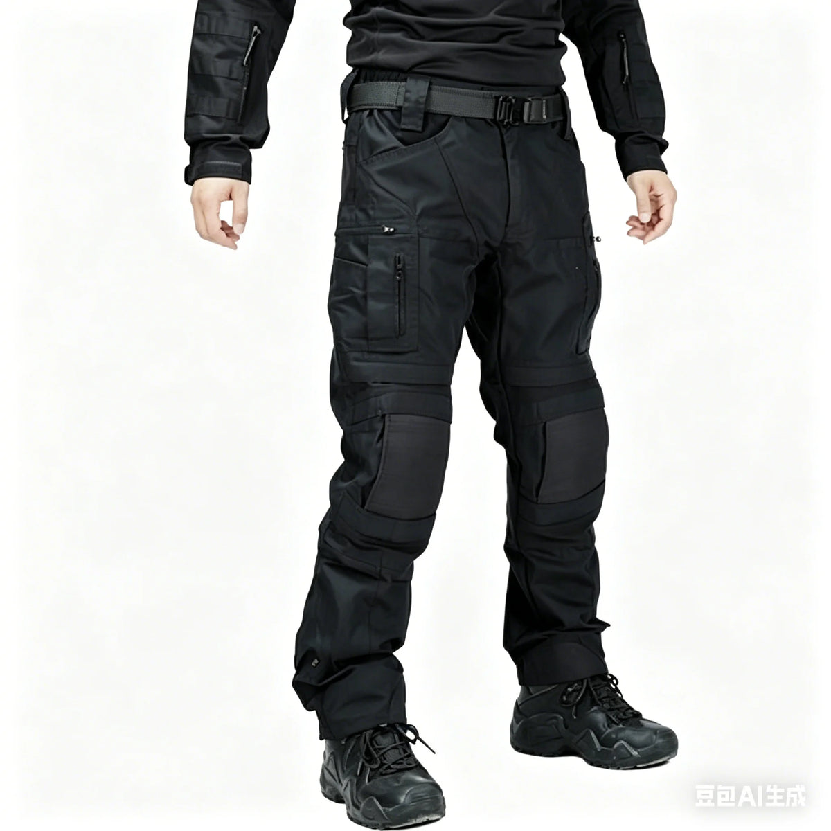 Men's Tactical Frog Suit Uniform Shirt & Cargo Pants 2-Piece Outdoor Set