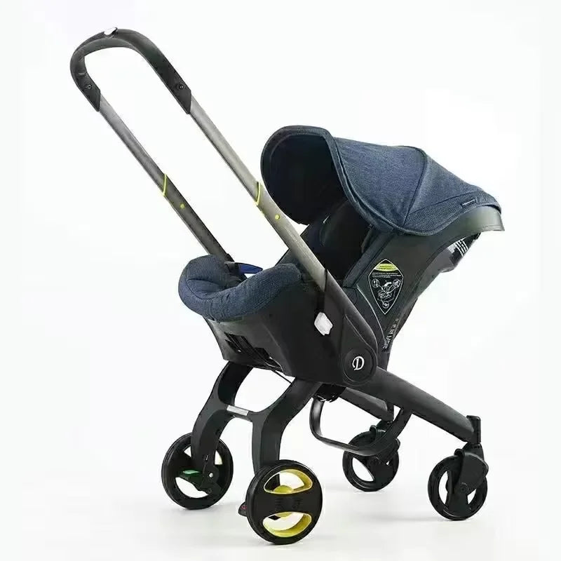 Compact Baby Stroller — Lightweight Reversible Travel Pram for Newborns & Toddlers