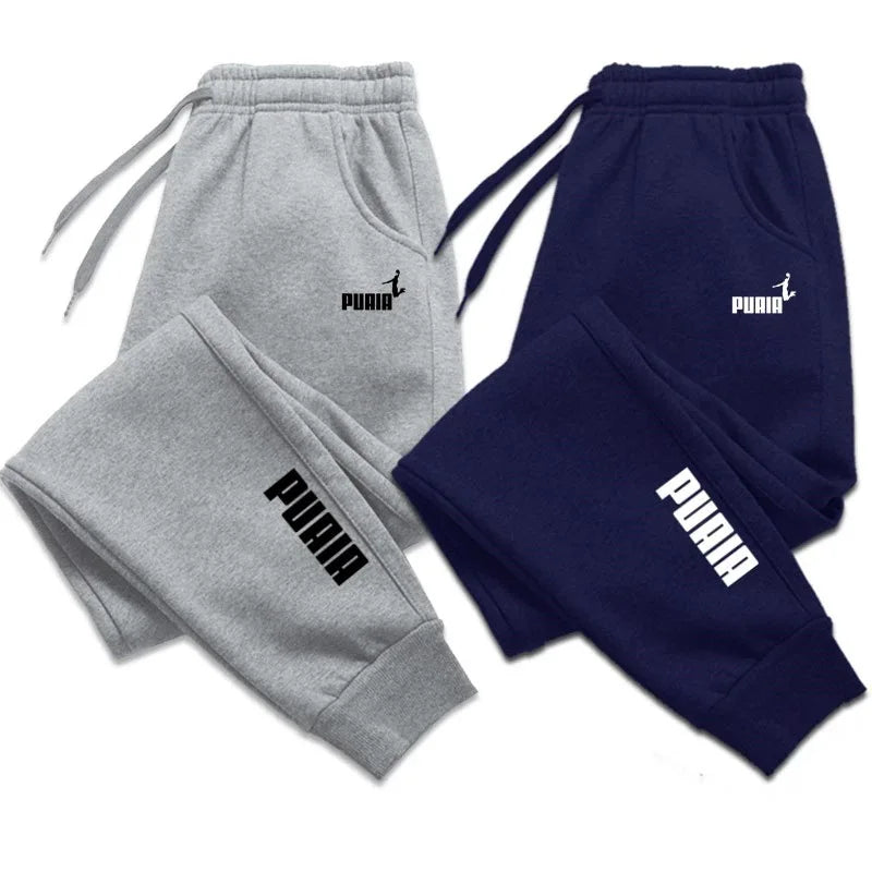 Men's Harajuku Print Jogging Pants | Solid Color Sweatpants Fitness Running Home Trousers
