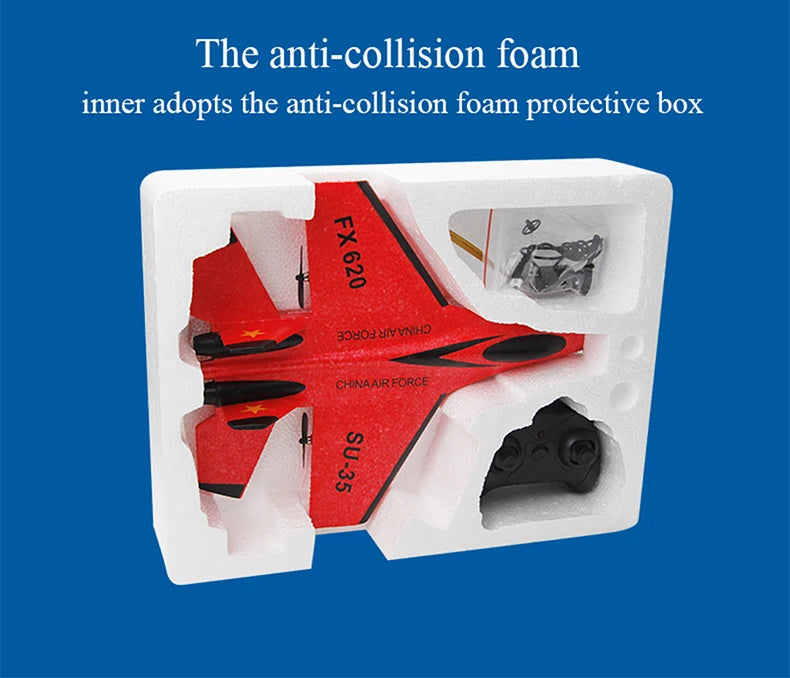 SU35 2.4G RC Foam Fighter Glider Airplane – Remote Control EPP Fixed Wing Plane