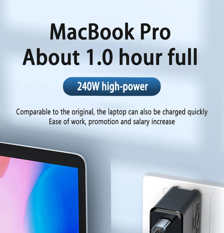 USB-C Ultra Fast Charge Cable with E-Marker Chip – PD 240W/100W/60W, 1m to 2m, 3 Colors