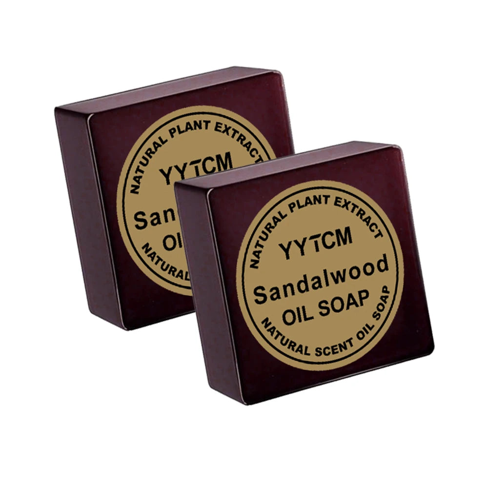 Sandalwood Men's Fragrance Soap Bar – Long-Lasting Scent for Bath, Face & Hand Washing, 65g