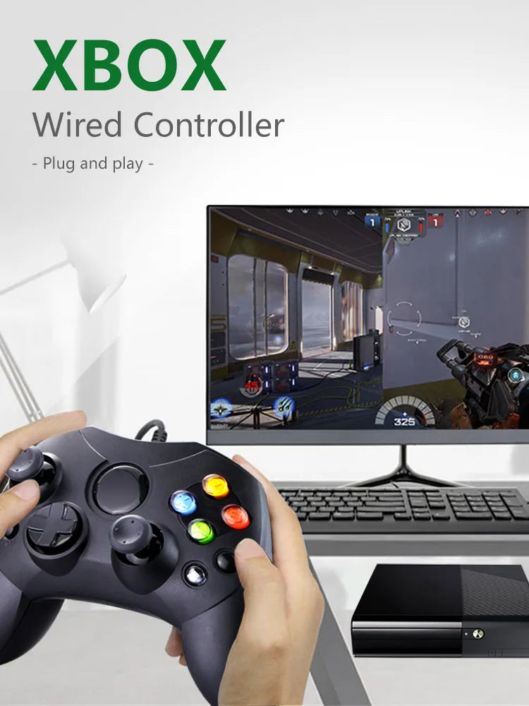 Wired Xbox Game Controller – USB Gamepad for Xbox Console & PC