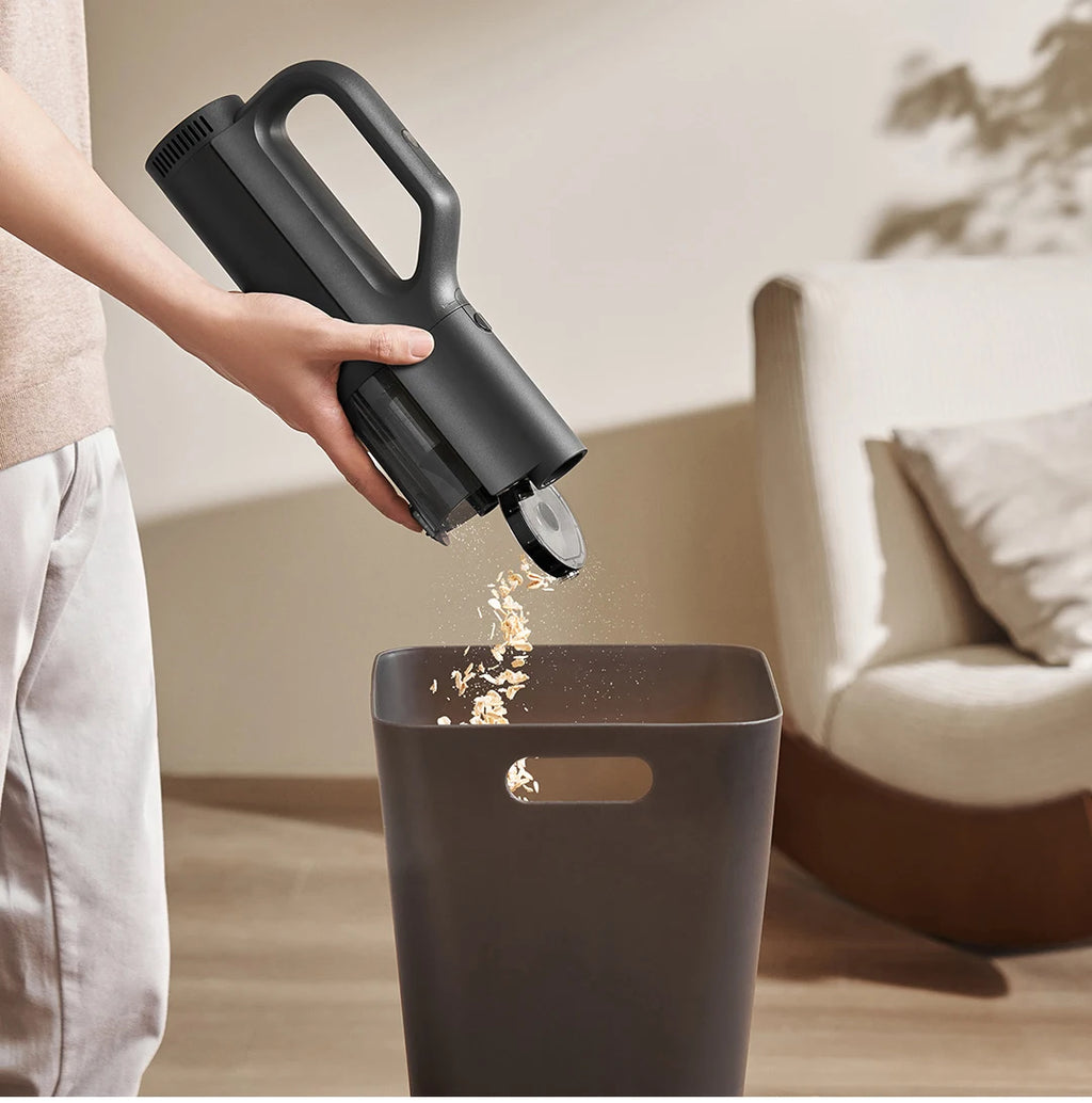 Mijia Car Vacuum Cleaner — 21kPa Suction, 5-Stage Filtration, 2400mAh, Type-C Charging