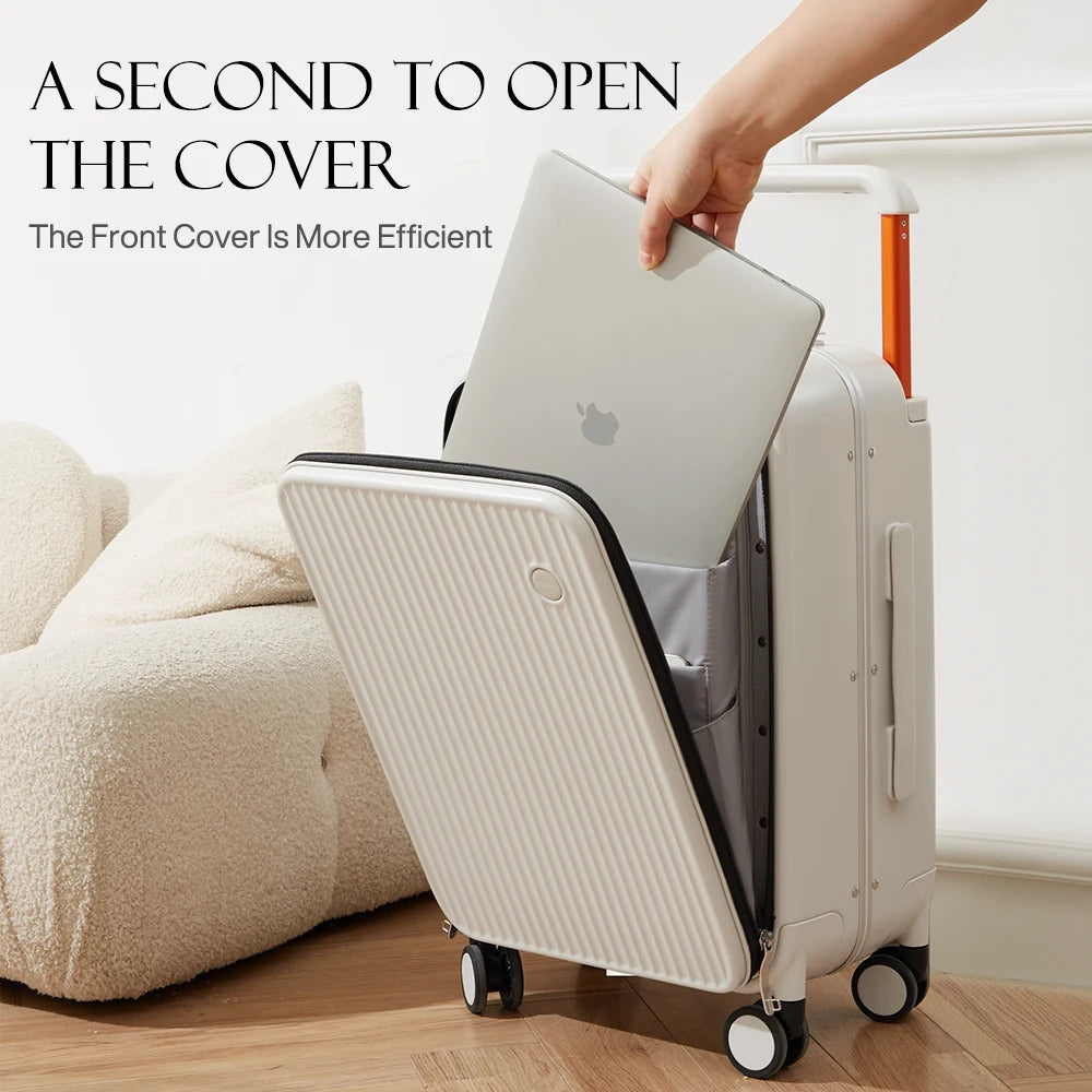 Mixi Front-Pocket Laptop Suitcase – PC Aluminum Frame