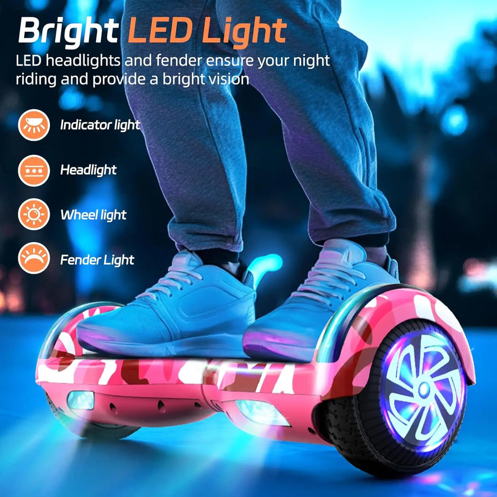 Self-Balancing Hoverboard Scooter – Bluetooth LED